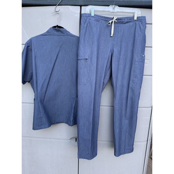 Figs Women's Straight Leg Pants - Blue - Picture 12 of 14